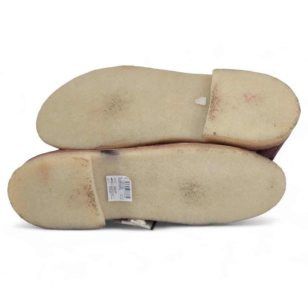 Clarks Mens 12 Desert Boot Suede Brown Chukka‎ Casual Classic Crepe Sole